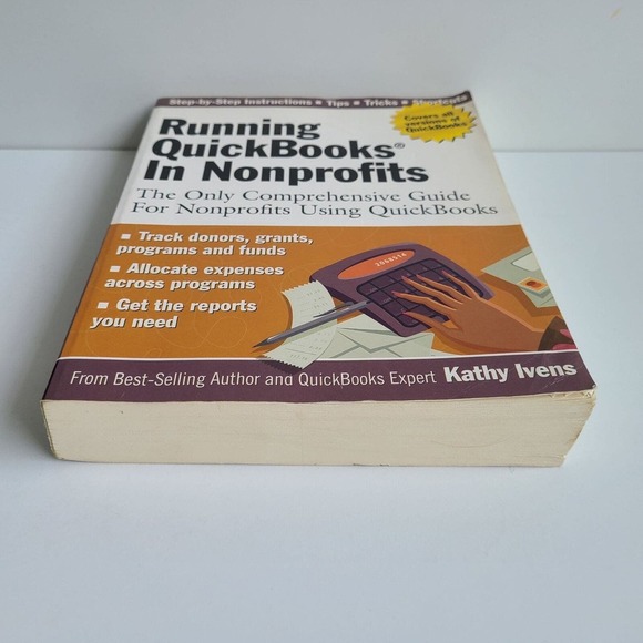 5/$12 Book Running QuickBooks in Nonprofits Kathy Ivens 2005 Bookkeeping - Picture 7 of 10
